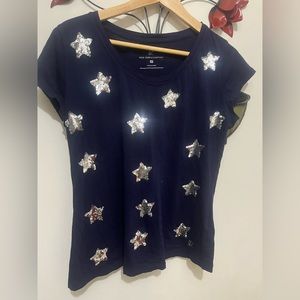 NWOT NY & Company star prints Top